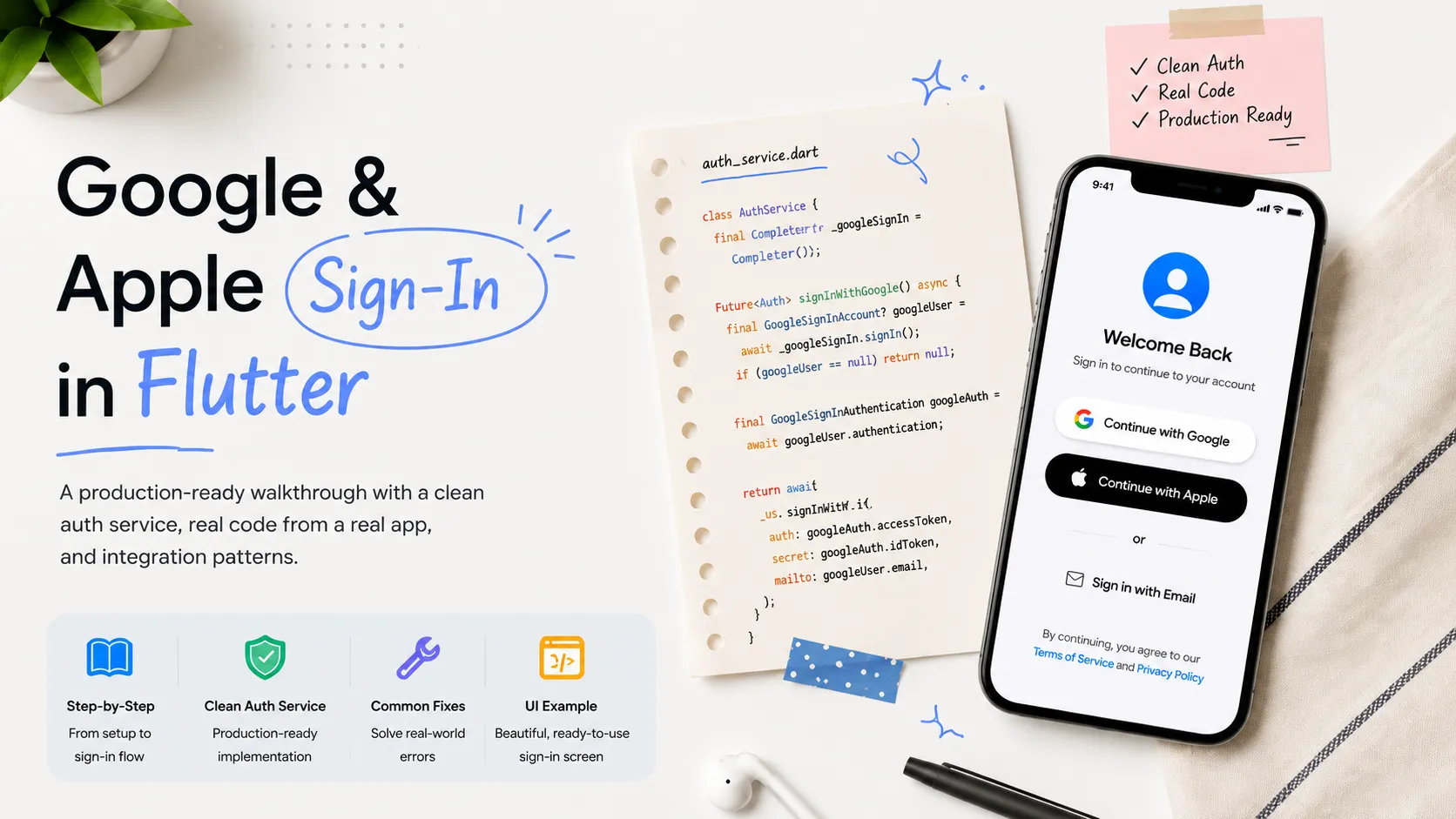 Google & Apple Sign-In in Flutter