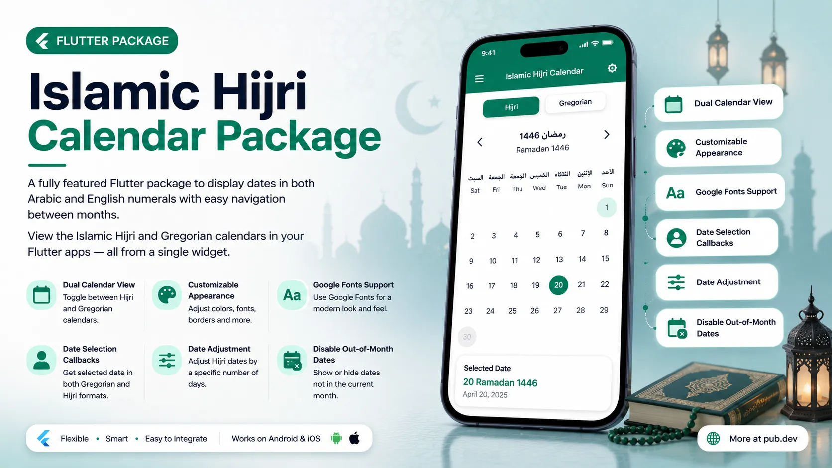 Islamic Hijri Calendar Package