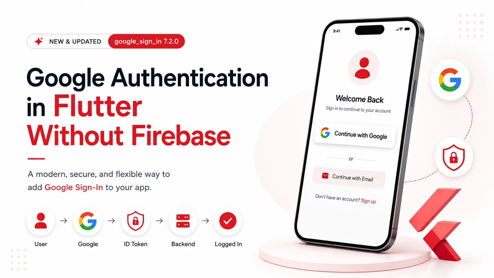 Implementing Google Authentication in Flutter Without Firebase: Using the Latest google_sign_in (7.2.0)