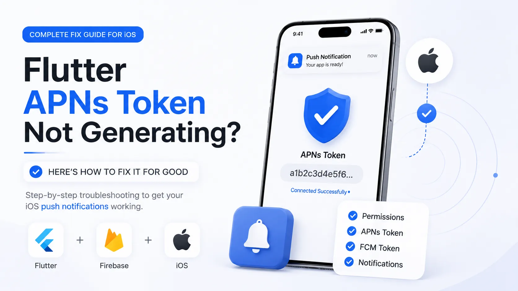 Flutter APNs Token Not Generating (Complete Fix Guide for iOS)