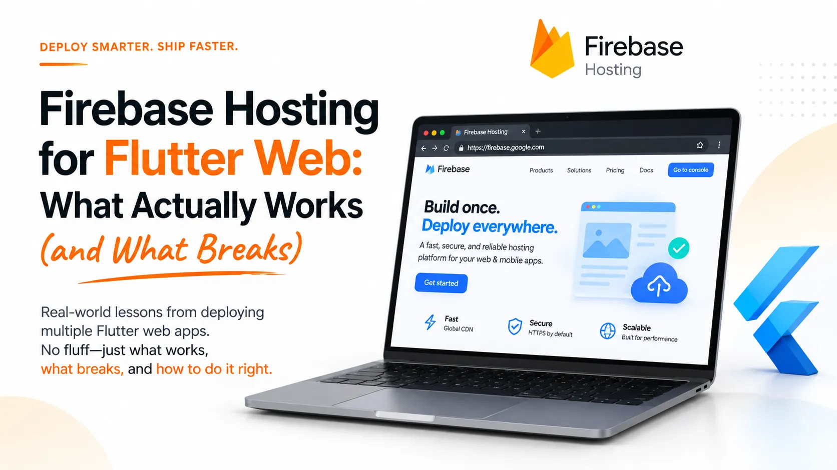 Firebase Hosting for Flutter Web: What Actually Works (and What Breaks)