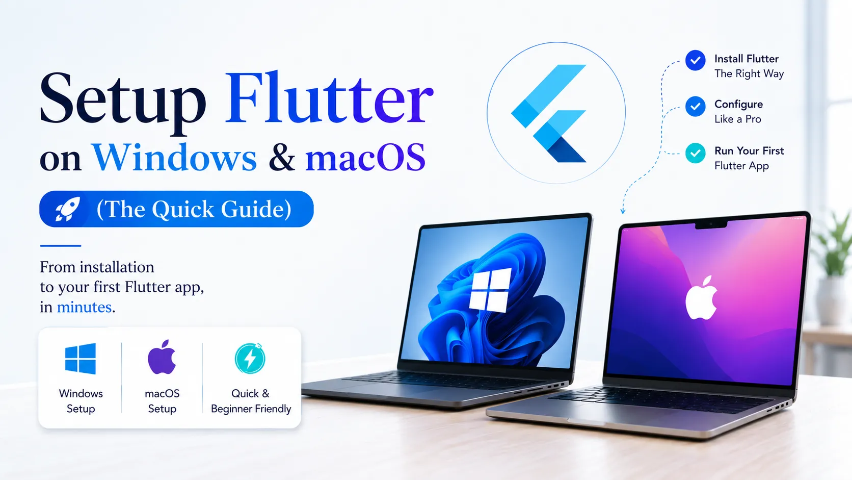 Zero to Hero: Setup Flutter on Windows & macOS (The Quick Guide)