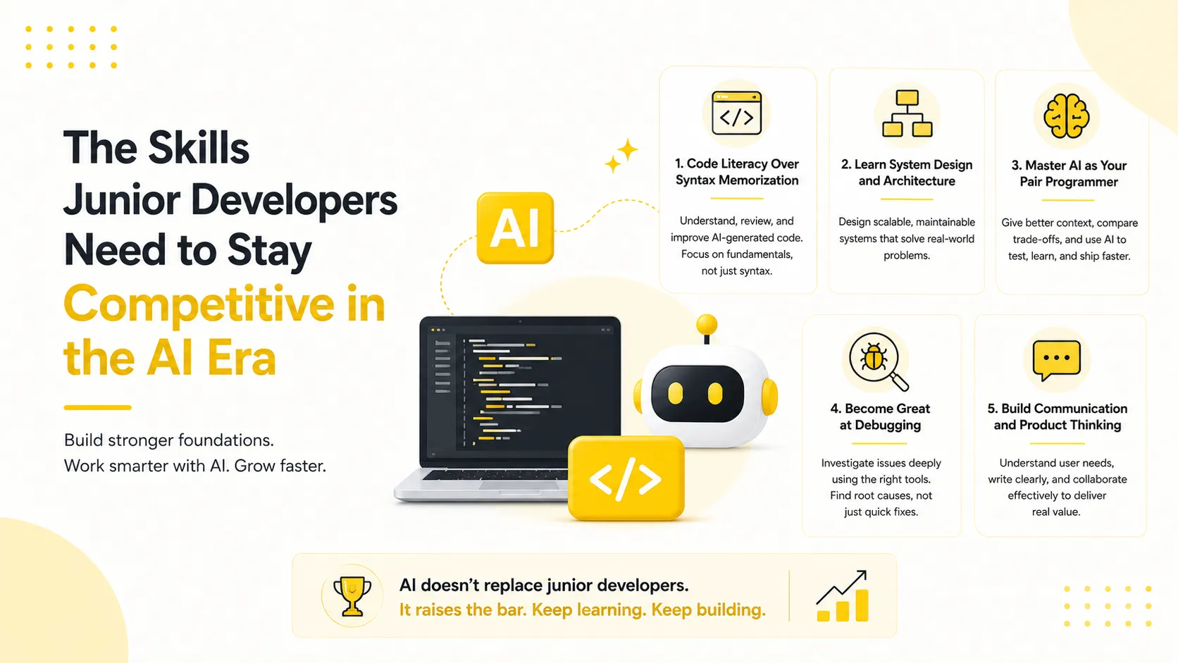 The Skills Junior Developers Need to Stay Competitive in the AI Era