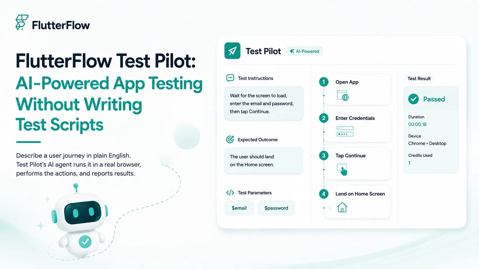 FlutterFlow Test Pilot: AI-Powered App Testing Without Writing Test Scripts