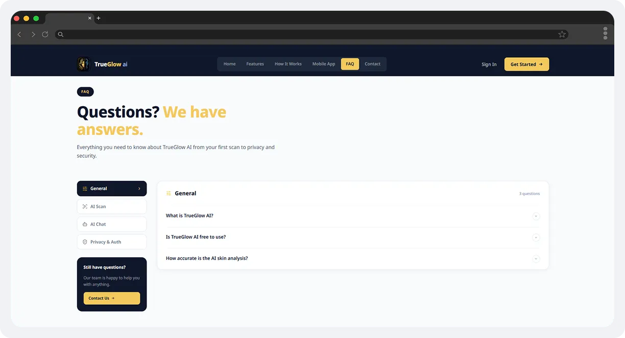 TrueGlow AI â€“ AI-Powered Skincare App screen 5