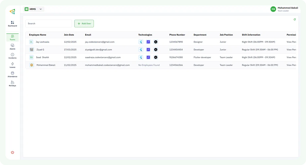 ERP CodeX – Enterprise Resource Planning System screen 3