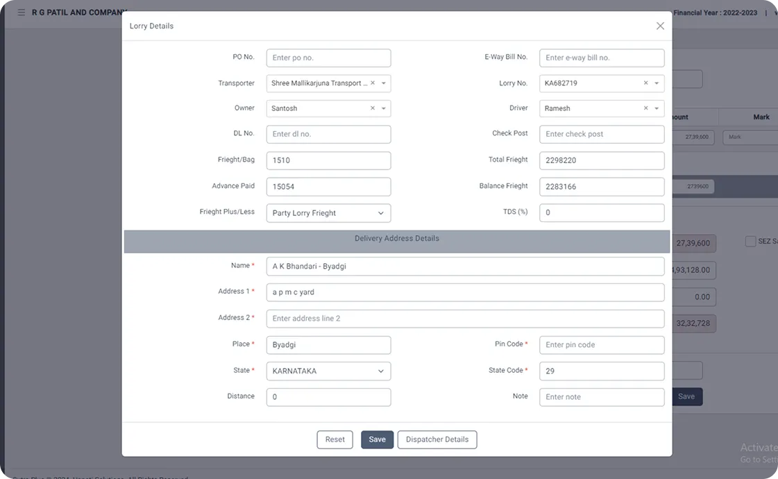 SutraPlusÂ â€“ Billing & Accounting Management System screen 3