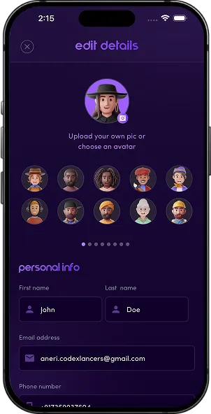 Carecheck screen 2
