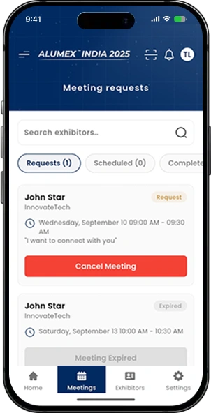 Alumex India 2025 â€” Exhibition App screen 3