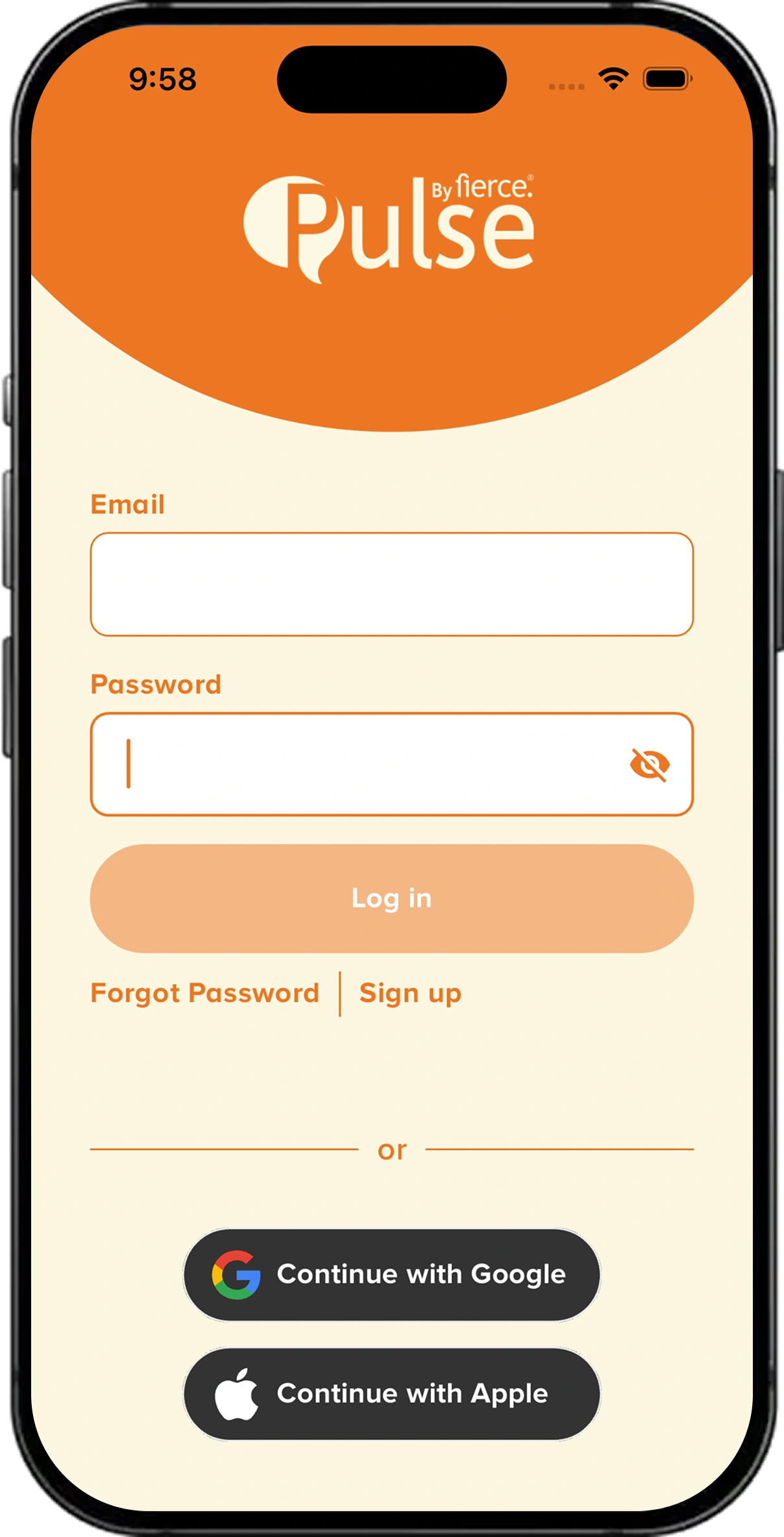 Pulse Coaching App screen 2