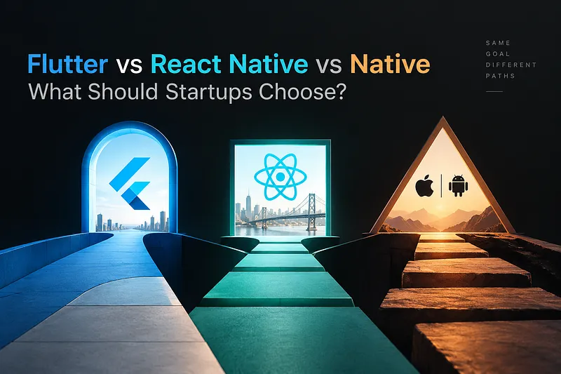 Flutter vs React Native vs Native: What Should Startups Choose?