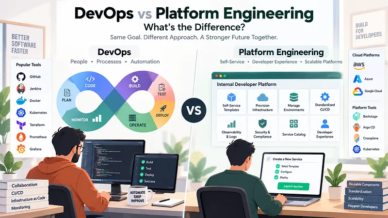 DevOps vs Platform Engineering: What's the Difference?