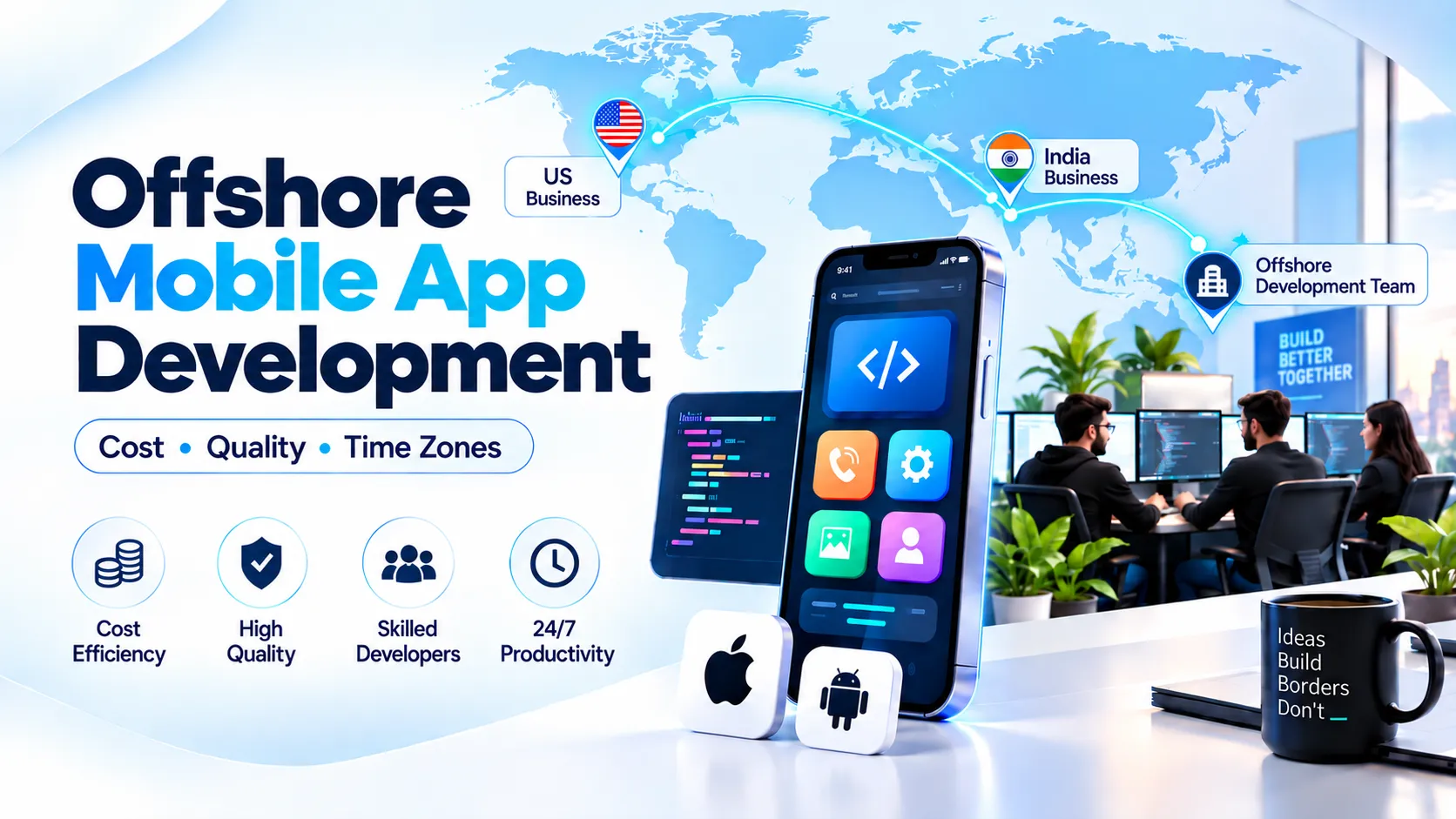 Is Offshore Mobile App Development Worth It? Real Rates, Time Zone Overlap and Quality Controls That Actually Work